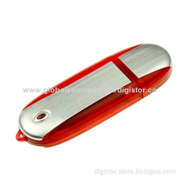 USB2.0 Flash Drive, 1-64GB, Plastic Plus Aluminum Part, Customized Logos, Reliable, Stable Quality